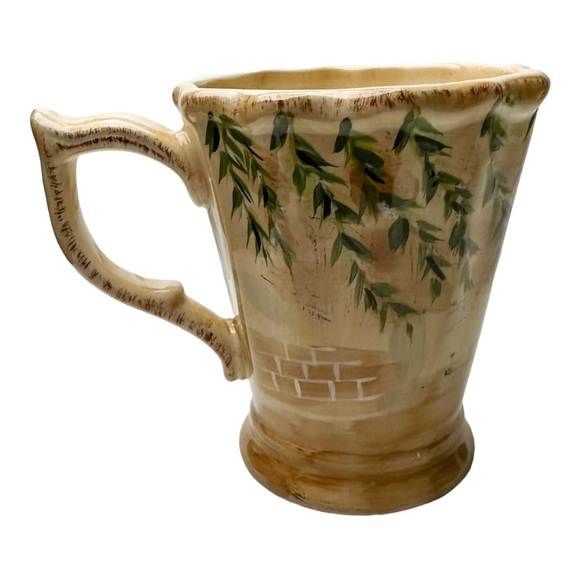 Hand Painted Rue de Paris Coffee Mug Cup Planter - Picture 8 of 9